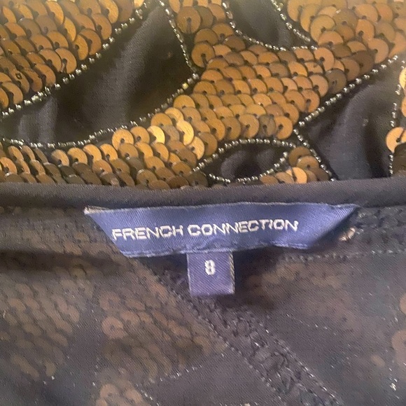 “FRENCH CONNECTION” Sequin T-Shirt Dress - Picture 9 of 10